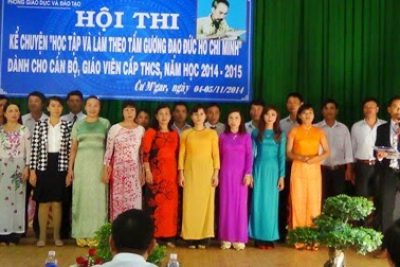 Hội thi kể chuyện “Học tập và làm theo tấm gương đạo đức Hồ Chí Minh”