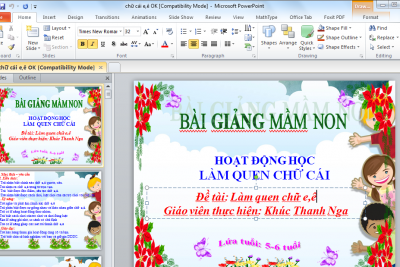 Giáo trình, tài liệu hướng dẫn tạo bài trình chiếu PowerPoint