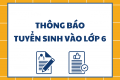 Thông báo, hướng dẫn tuyễn sinh bằng hình thức trực tuyến.